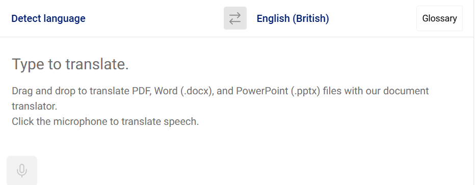 English translations